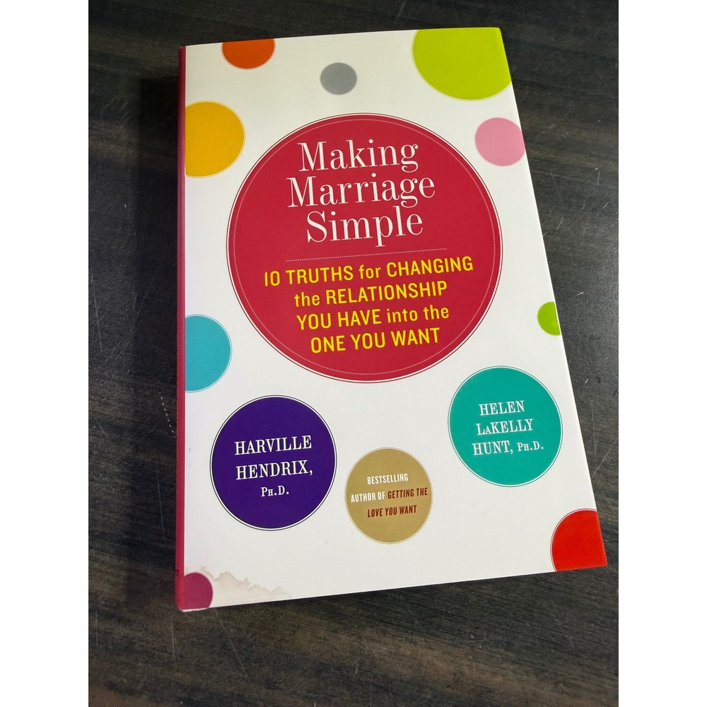 Making Marriage Simple Harville Hendrix Helen LaKelly Hunt Relationship Book